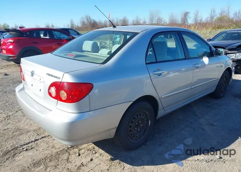 2008 Toyota Corolla Le из США, поврежденный, VIN 2T1BR32E68C877246